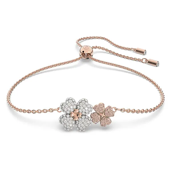 Vòng Đeo Tay Swarovski Bracelet Latishafleur, Multicolore, Placage De Ton Or Rosé Màu Vàng Hồng