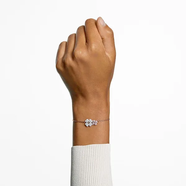 Vòng Đeo Tay Swarovski Bracelet Latishafleur, Multicolore, Placage De Ton Or Rosé Màu Vàng Hồng