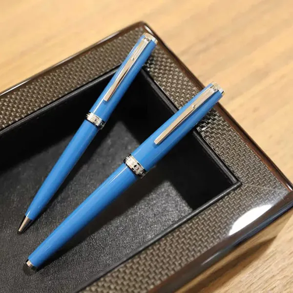 Bút Bi Montblanc Pix Petrol Blue Ballpoint Pen MB119351 Màu Xanh Blue