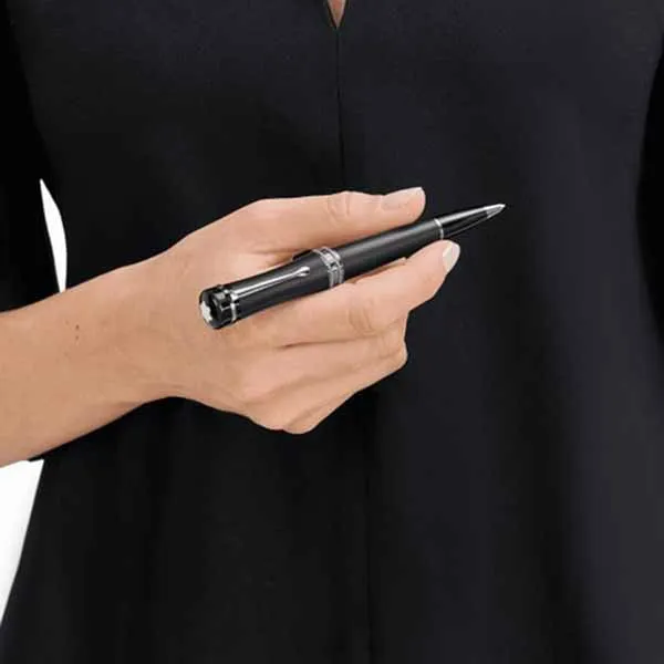 Bút Bi Montblanc Bonheur Boyfriend Ballpoint Pen 118499 Màu Đen - Bút viết - Vua Hàng Hiệu