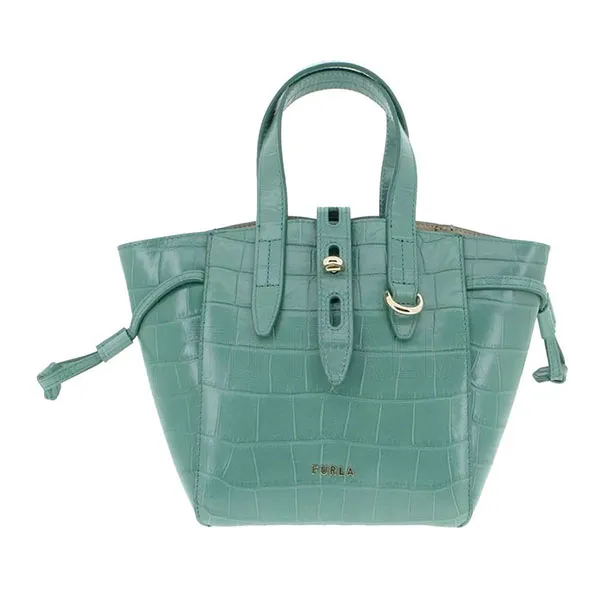 Túi Xách Tay Furla Net Tote Mini Ninfea Màu Xanh - Túi xách - Vua Hàng Hiệu