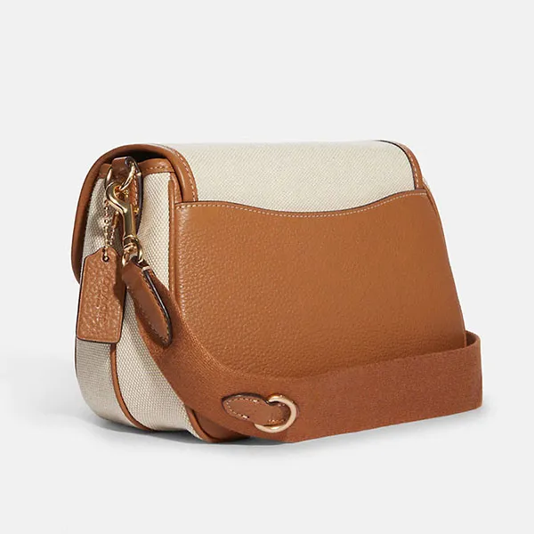 Túi Đeo Chéo Coach Lucy Crossbody Màu Nâu Trắng - Túi xách - Vua Hàng Hiệu