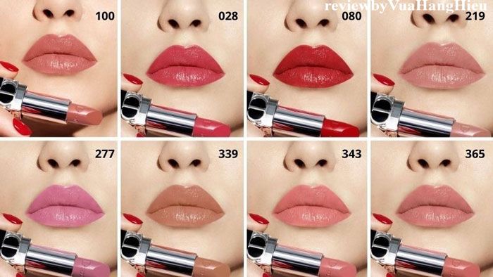 Review Đánh giá Son Dior Rouge  DIOR ROUGE COUTURE COLOUR  FROM SATIN TO  MATTE COMFORT  WEAR  Review mỹ phẩm của Phương Dung   phuongdungreviewcom