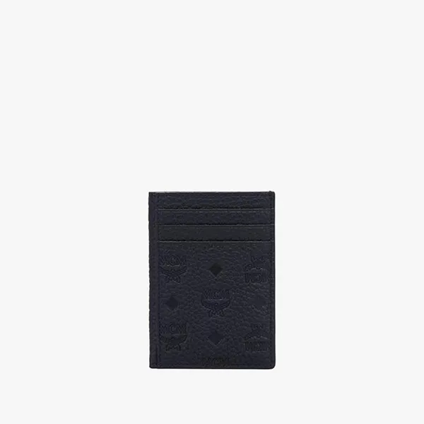 Ví Đựng Thẻ MCM N/S Card Case In Visetos Original Màu Đen