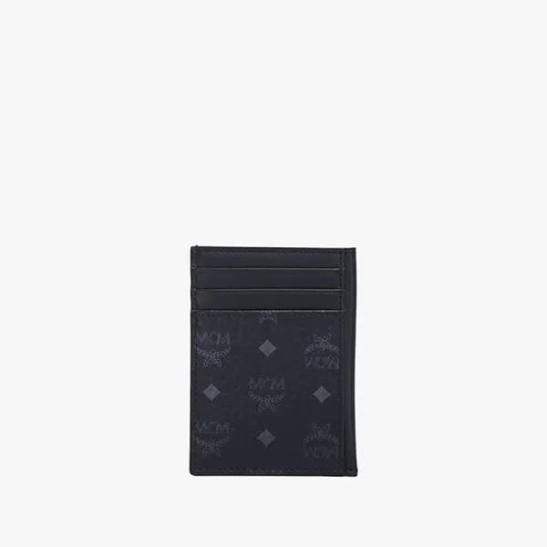 Ví Đựng Thẻ MCM N/S Card Case In Visetos Original Màu Đen