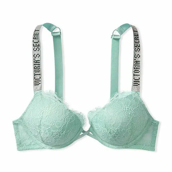 Áo Lót Victoria's Secret Bombshell Ren, Dây Đá Chữ Logo 403419QCZ Màu Xanh Mint Size 34B - Thời trang - Vua Hàng Hiệu