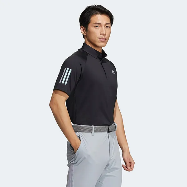Áo Polo Adidas Golf 3-Stripes Shirt HB3634 Màu Đen