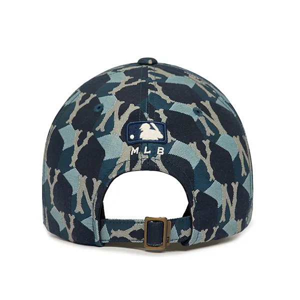 Mũ MLB Cube Monogram Unstructured Ball Cap New York Yankees 3ACPM212N-50NYD Màu Xanh Navy
