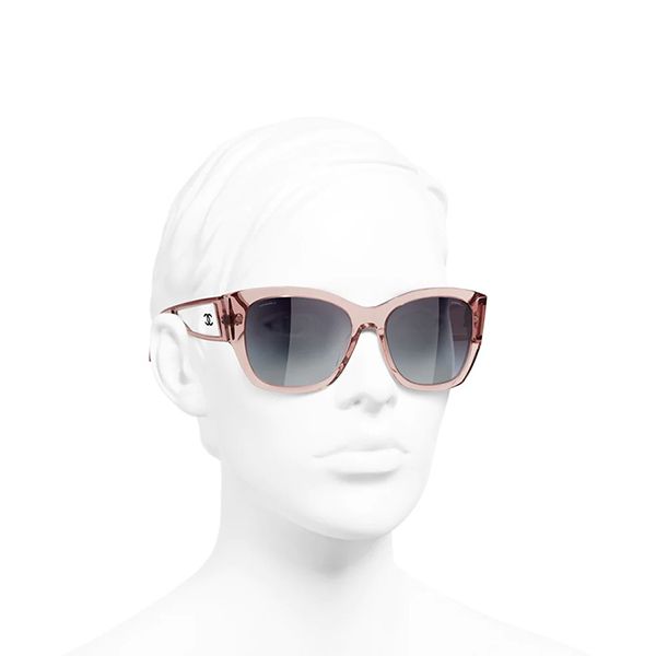 Kính Mát Chanel Butterfly Sunglasses CH5429 1689S6 Màu Xám/Hồng - 3