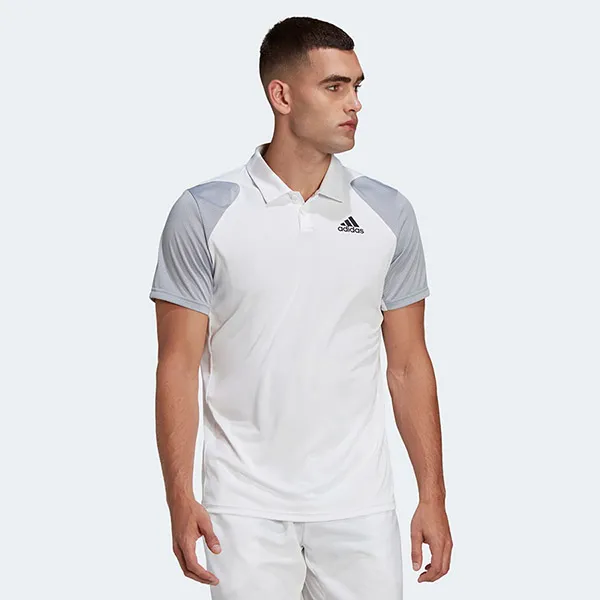 Áo Polo Adidas Club Tennis Polo Shirt HB9065 Màu Trắng Xám