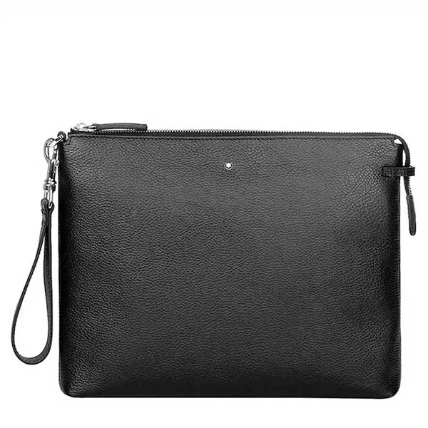 Túi Cầm Tay Montblanc Clutch Bag 114458 Màu Đen - Túi xách - Vua Hàng Hiệu