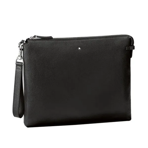 Túi Cầm Tay Montblanc Clutch Bag 114458 Màu Đen - Túi xách - Vua Hàng Hiệu