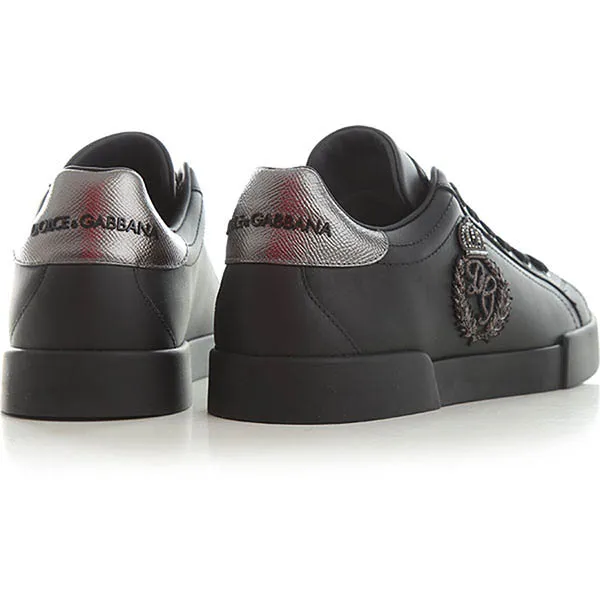 Giày Sneakers Dolce & Gabbana D&G Branded Shoes For Men Màu Đen
