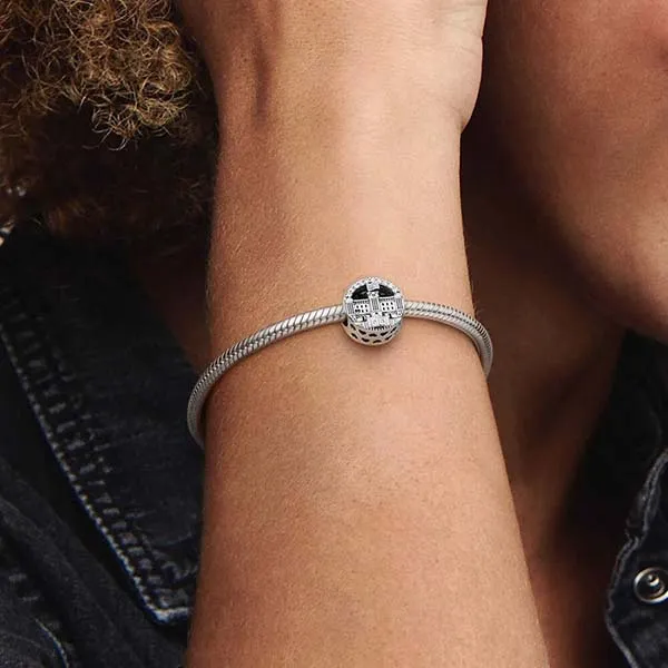 Hạt Vòng Charm Pandora Sparkling Buckingham Palace 799382C01 Màu Bạc - Trang sức - Vua Hàng Hiệu