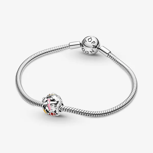 Hạt Vòng Charm Pandora Fly Away Rainbow Sky & Travel 791695C01 Nhiều Màu