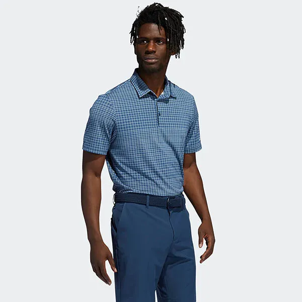 Áo Polo Adidas Golf Primegreen Ultimate 365 GU2660 Màu Xanh Kẻ