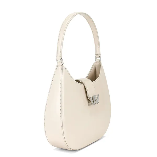 Túi Xách Tay Alexander Wang Small W Legacy Hobo Shoulder Bag Màu Trắng - Túi xách - Vua Hàng Hiệu