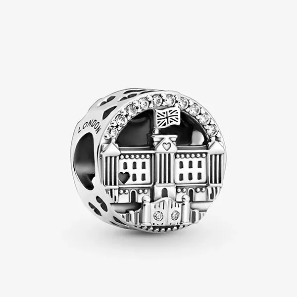 Hạt Vòng Charm Pandora Sparkling Buckingham Palace 799382C01 Màu Bạc - Trang sức - Vua Hàng Hiệu