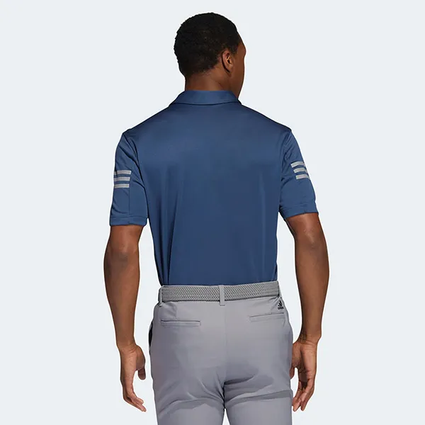 Áo Polo Adidas Golf Mens 3 Stripe HC5353 Màu Xanh Navy Size S