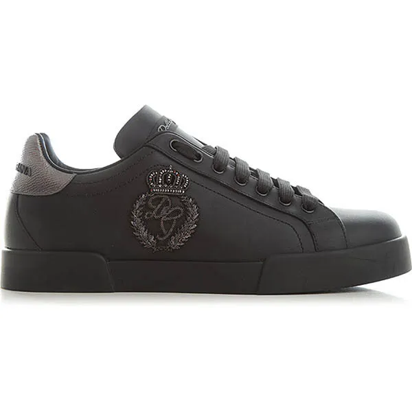 Giày Sneakers Dolce & Gabbana D&G Branded Shoes For Men Màu Đen