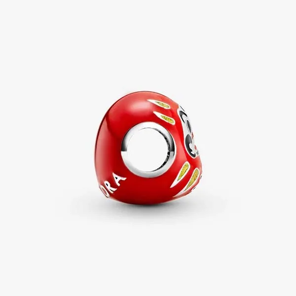 Hạt Vòng Charm Pandora Red Daruma Doll 798920C01 Màu Đỏ - Trang sức - Vua Hàng Hiệu