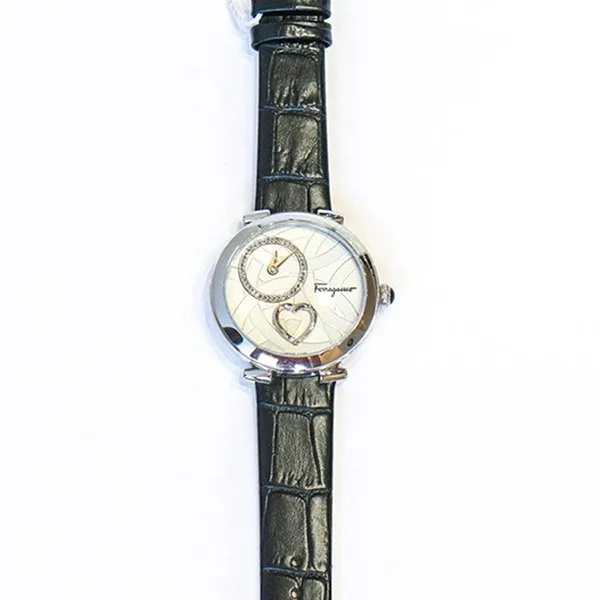 Đồng Hồ Salvatore Ferragamo Cuore Watch FE2890016 39mm Màu Trắng Bạc