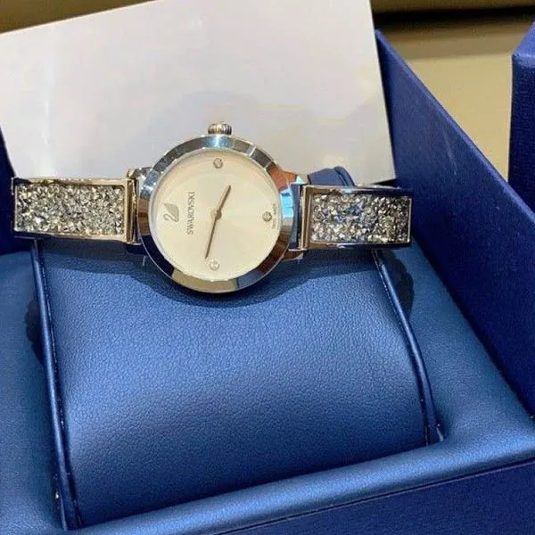 Đồng Hồ Swarovski Cosmic Rock Watch 5376080 29mm Màu Trắng Bạc