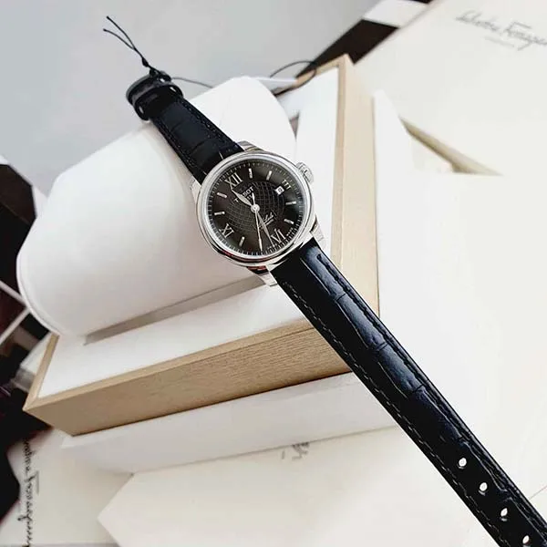Đồng Hồ Nữ Tissot Le Locle Automatic Black Dial T41.1.123.57 Màu Đen Bạc - Đồng hồ - Vua Hàng Hiệu