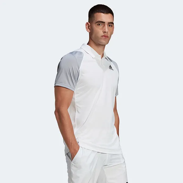 Áo Polo Adidas Club Tennis Polo Shirt HB9065 Màu Trắng Xám