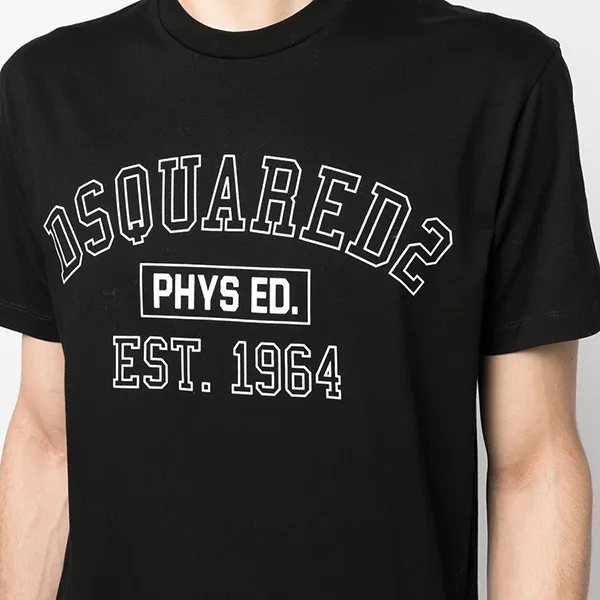 Áo Phông Dsquared2 D2 Phys Ed. Cool Tee S71GD1225 S23009 900 Màu Đen