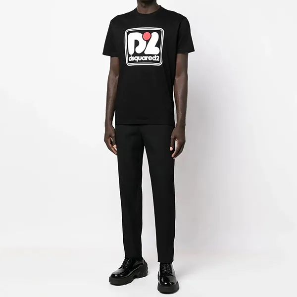 Áo Phông Dsquared2 Logo T-Shirt S71GD1229 S23009 900 Màu Đen - Thời trang - Vua Hàng Hiệu