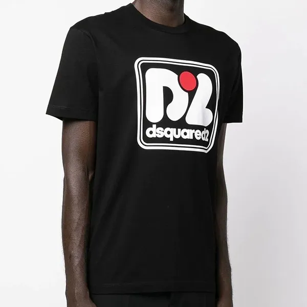 Áo Phông Dsquared2 Logo T-Shirt S71GD1229 S23009 900 Màu Đen - Thời trang - Vua Hàng Hiệu