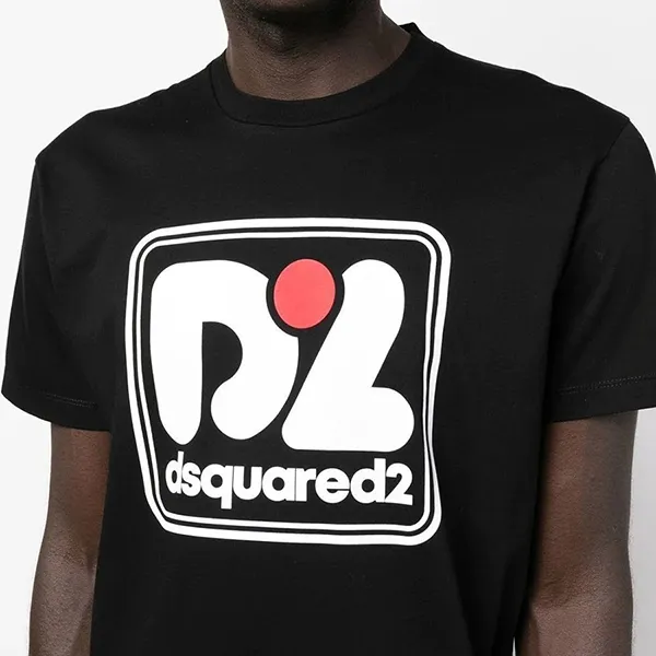 Áo Phông Dsquared2 Logo T-Shirt S71GD1229 S23009 900 Màu Đen - Thời trang - Vua Hàng Hiệu