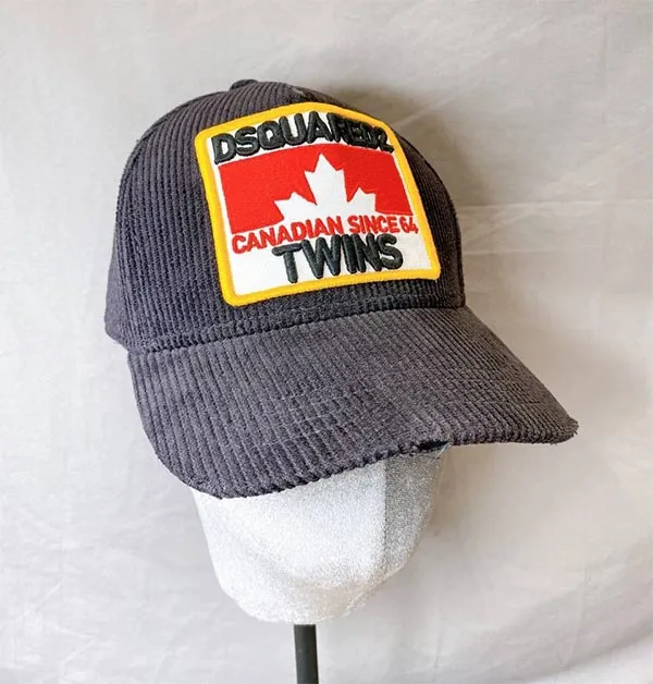 Mũ Dsquared2 Canadian Twins Baseball Cap Màu Đen