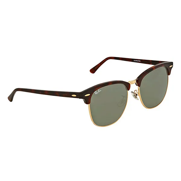 Kính Mát Rayban Clubmaster Classic Green Classic G-15 Square Sunglasses RB3016F W0366 55 Màu Xanh Green