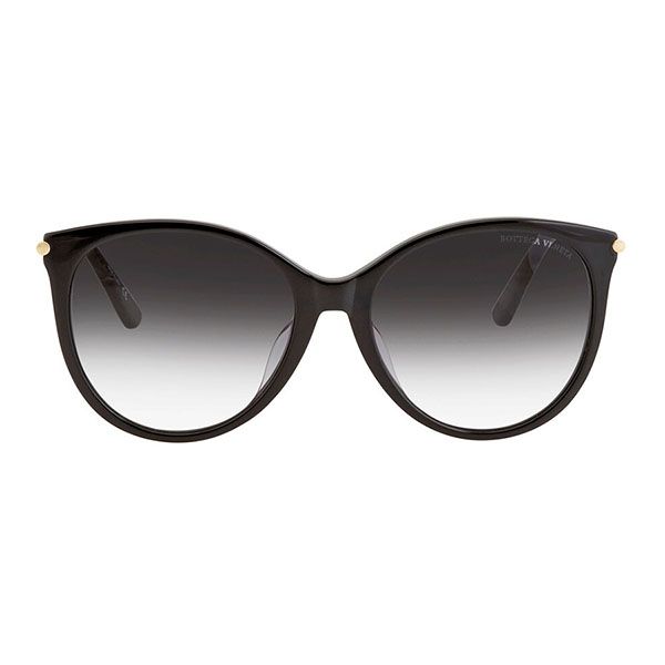 Kính Mát Bottega Veneta Grey Cat Eye Ladies Sunglasses BV0231SA 001 55 Màu Xám - 3
