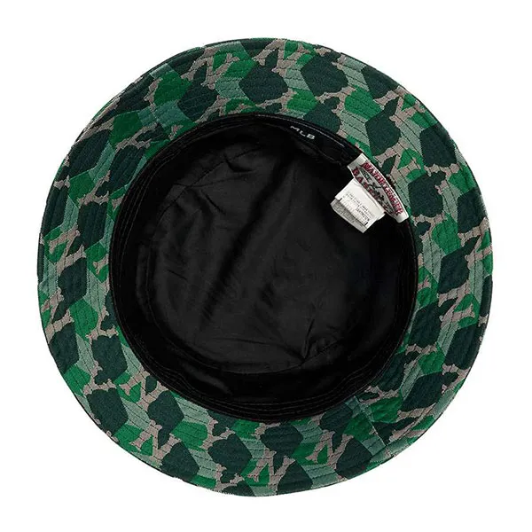 Mũ MLB Cube Monogram Bucket Hat New York Yankees 3AHTM212N-50GND Màu Xanh Green