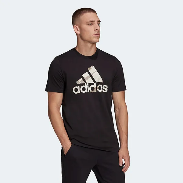 Áo Phông Adidas Essentials Camo-Print Tee Tshirt HE1876 Màu Đen Size XL - Thời trang - Vua Hàng Hiệu