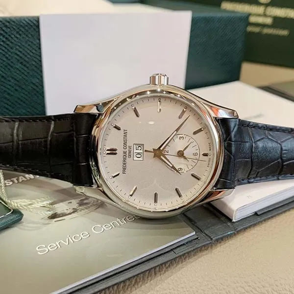 Đồng Hồ Nam Frederique Constant Clear Vision FC-325S6B6 43mm Màu Trắng Bạc