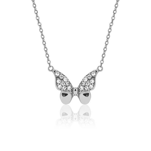 Dây Chuyền Huy Thanh Jewelry DCMAMD 101 - 14K - Đá Cubic Zirconia Màu Bạc - Trang sức - Vua Hàng Hiệu