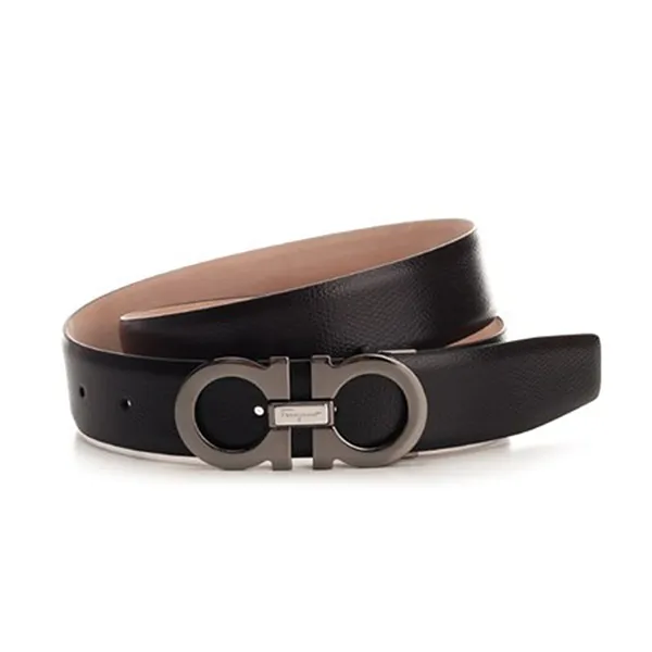Thắt Lưng Salvatore Ferragamo Shiny Black 