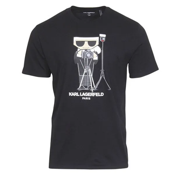 Áo Phông Karl Lagerfeld Photographer Karl Tee LM1G2195 Màu Đen Size S