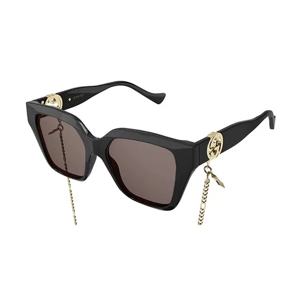 Kính Mát Gucci GG1023S 005 Square Sunglasses Màu Nâu Đen - Kính mắt - Vua Hàng Hiệu