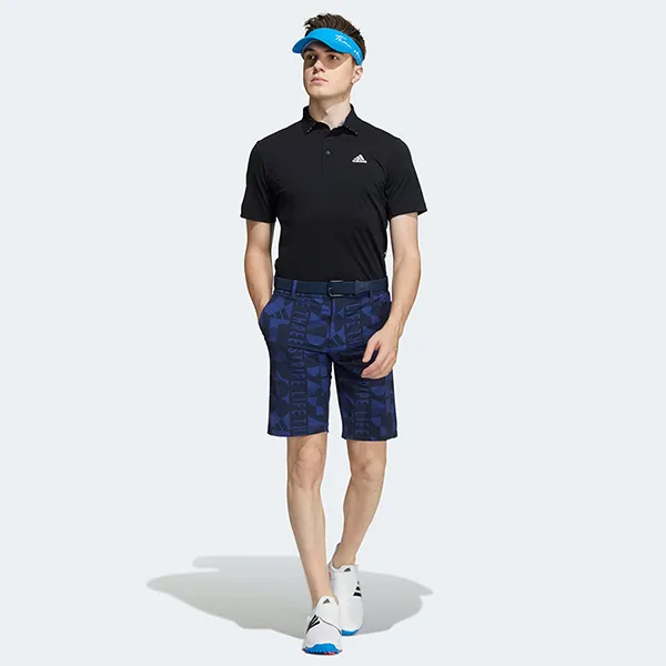 Áo Polo Adidas Golf Aeroready Three Stripe Life Shirt HA0233 Màu Đen