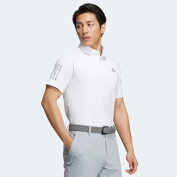 Áo Polo Adidas Golf 3-Stripes Shirt HB3631 Màu Trắng
