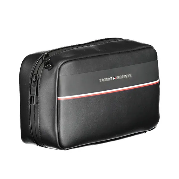 Túi Cầm Tay Tommy Hilfiger AM0AM08136_NERO_BDS Màu Đen - Túi xách - Vua Hàng Hiệu