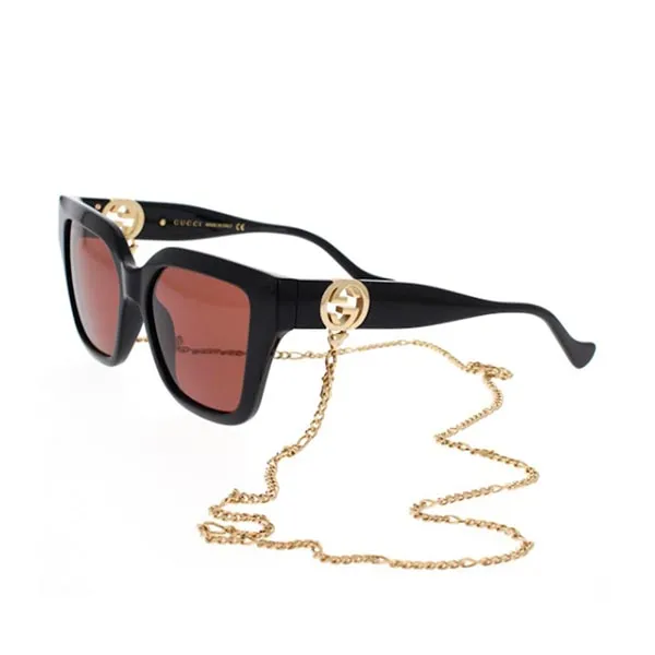 Kính Mát Gucci GG1023S 005 Square Sunglasses Màu Nâu Đen - Kính mắt - Vua Hàng Hiệu