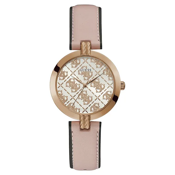 Đồng Hồ Nữ Guess Rose Gold-Tone Logo Analog Watch 35mm GW0027L2 Màu Vàng Hồng - Đồng hồ - Vua Hàng Hiệu