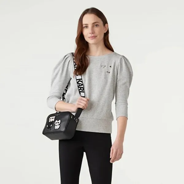 Túi Đeo Chéo Karl Lagerfeld Maybelle LH1EU9BJ Kl3 Black Màu Đen