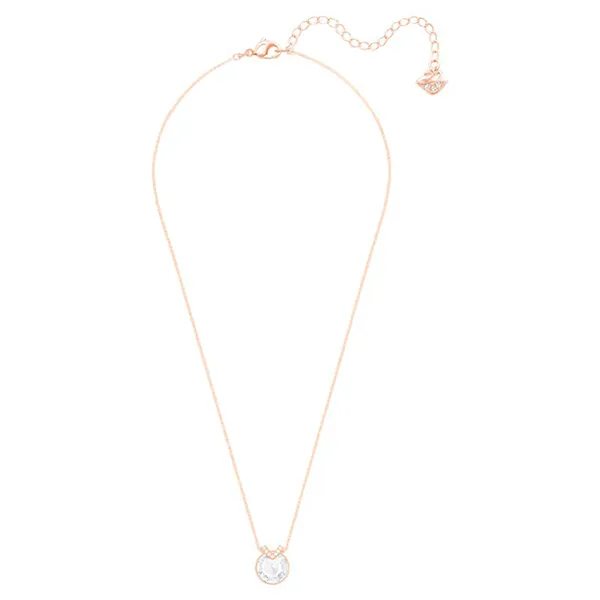 Dây Chuyền Swarovski Bella V Pendantwhite, Rose Gold-Tone Plated 5535528 Màu Vàng Hồng